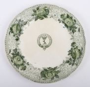 East Kent Yeomanry Regimental Plate by Spode c1840,