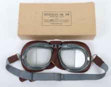 WW2 RAF MK VIII Flying Goggles in Box