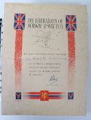 WW2 Collection European War-Time Documents and Ephemera