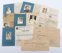 Third Reich German Red Cross (Deutches Rotes Kreuz Documents