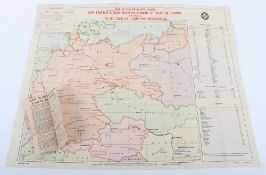 WW2 Map of POW Camps in Europe by Red Cross & St.John.