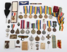 Mixed Medals, Ribbons and Badges