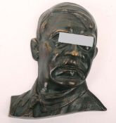 Third Reich Adolf Hitler Wall Bust Plaque