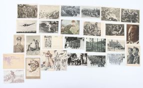 WW2 German Armed Forces Patriotic Postcards