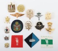 Grouping of Arab Nations Military Badges and Insignia