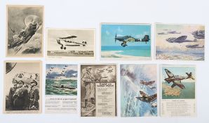 WW2 German Armed Forces Patriotic Postcards
