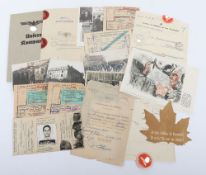 WW2 Documents and Ephemera