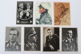 WW2 German Knights Cross Winners Postcards