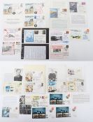 Collection of  Stamp Covers with WW2 Signatures D.Bader and Others