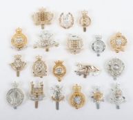 Anodised British Yeomanry Cap Badges.