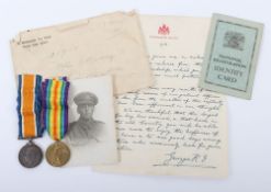 A 1918 Spring Offensive prisoner of War medal grouping to the 18th Battalion London Regiment (London