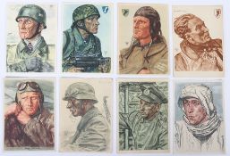 Third Reich W.Willrich War Artist Picture Postcards