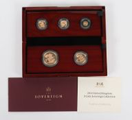 The Sovereign, 2018, Five Coin Gold Proof Set,