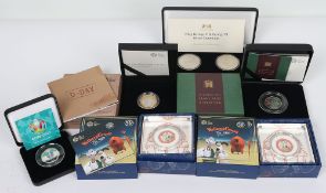 Selection of Silver coins including,
