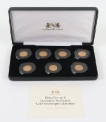 King George V Complete Mintmark Gold Sovereign Collection,