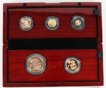 The Sovereign, 2021, Five Coin Gold Proof Set,