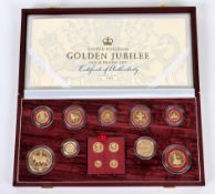 Golden Jubilee Gold Proof Set, 2002,