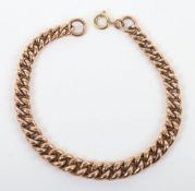A 9ct link bracelet,