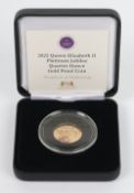 2022 QEII Platinum Jubilee, 1/4oz Gold Proof,