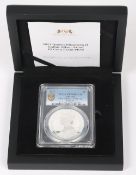 PCGS PR70, 2021 Queen Elizabeth II, Gothic Silver Proof £5,