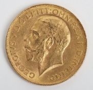 Sovereign, 1928, South Africa mint,
