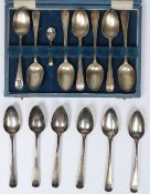 Georgian Silver Hallmarked Spoons and Others
