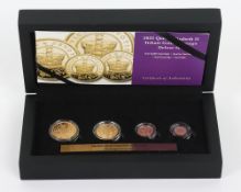 2022, QEII Tribute Gold Sovereign, Deluxe Set,