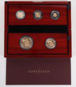 The Sovereign, 2019, Five Coin Gold Proof Set,