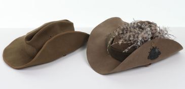 Australian Light Horse Emu Feather Slouch Hat