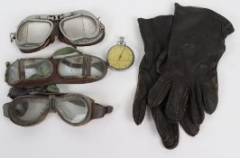 RN Gunnery/Torpedo Stop Watch and Goggles