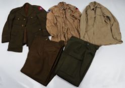 WW2 US Uniforms, Enlisted Mans Shirts, Class 'A' Tunic.