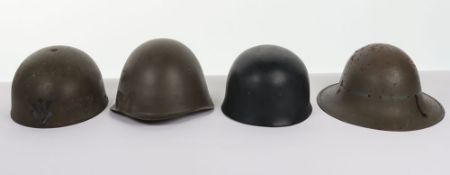 Royal Armoured Corps (R.A.C) and other Helmets