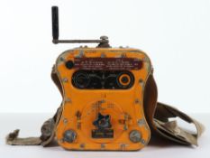 WW2 USAAF & RAF, 'Gibson Girl' Life Raft Radio Transmitter