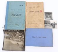 RAF Interwar Pilots Log Books.