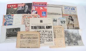 WW2 British Ephemera, Posters, Publications and Photographs.
