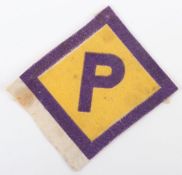 WW2 Polish Forced Labour Worker in Germany Printed Uniform Patch