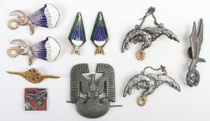 Collection of Military Badges of Polish Interest to the Polish Air Force & Parachutists.