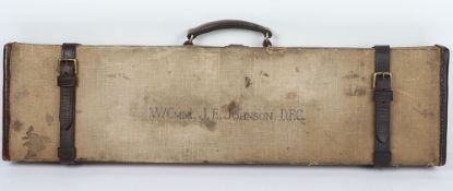 Gun Case Belonging to Air Vice Marshall John 'Johny' E Johnson CB CBE DSO & 2 Bars DFC & Bar,