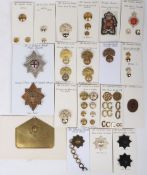 Collection of Cap Badges, Cap Stars & Buttons to The Grenadier & Coldstream Guards.