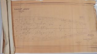 Bismarck Battle Ship Blue Prints x3, Reprints Bundesarchiv.