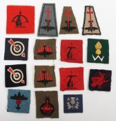 Selection of British Cloth Anti - Aircraft Formation Signs.