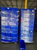 Uline Blue Stackable Storage Bins