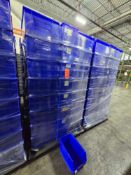 Uline Blue Stackable Storage Bins