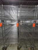 Uline portable metro style shelving, 6 tier