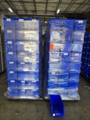 Uline Blue Stackable Storage Bins