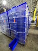 Uline Blue Stackable Storage Bins