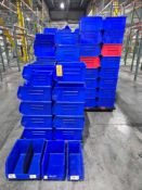 Asst. Uline Stackable Storage Bins