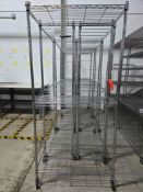 Uline Portable Metro Style Shelving