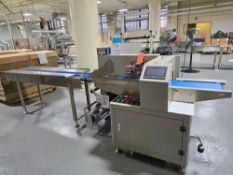 2024 Horizontal Flow Wrap Packaging Machine with Touchscreen Display