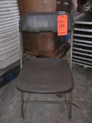 Brown Metal Folding Chairs